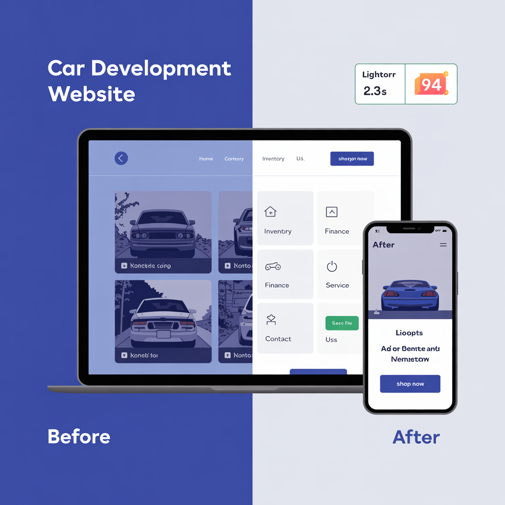 Migration from DealerOn template to custom Next.js dealership website