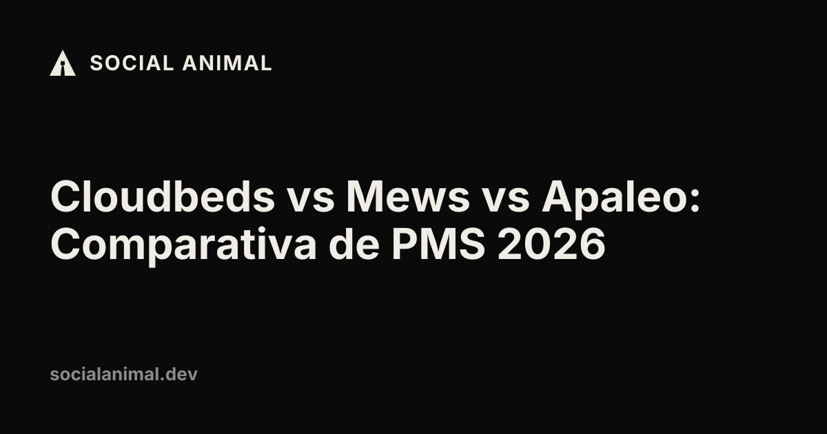 Cloudbeds vs Mews vs Apaleo: Comparativa de PMS 2026