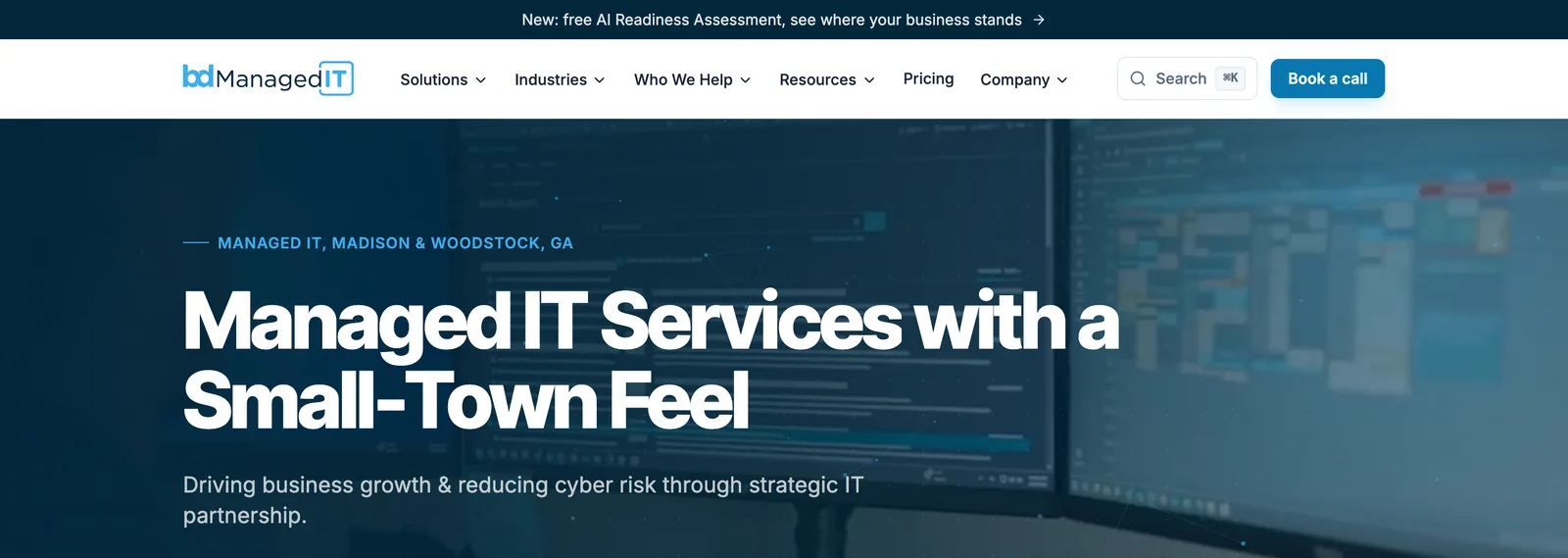 bdManagedIT homepage