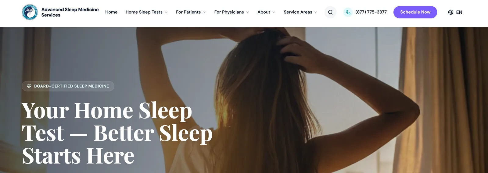 SleepDr.com homepage